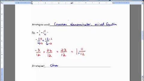 Math 9 - 3.2 Adding Rational Numbers