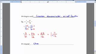 Math 9 - 3.2 Adding Rational Numbers