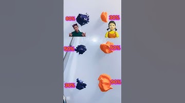 Guess the mixed colors of Squid Game2 || #squidgame2 #squidgame #colormixing #satisfying #asmr