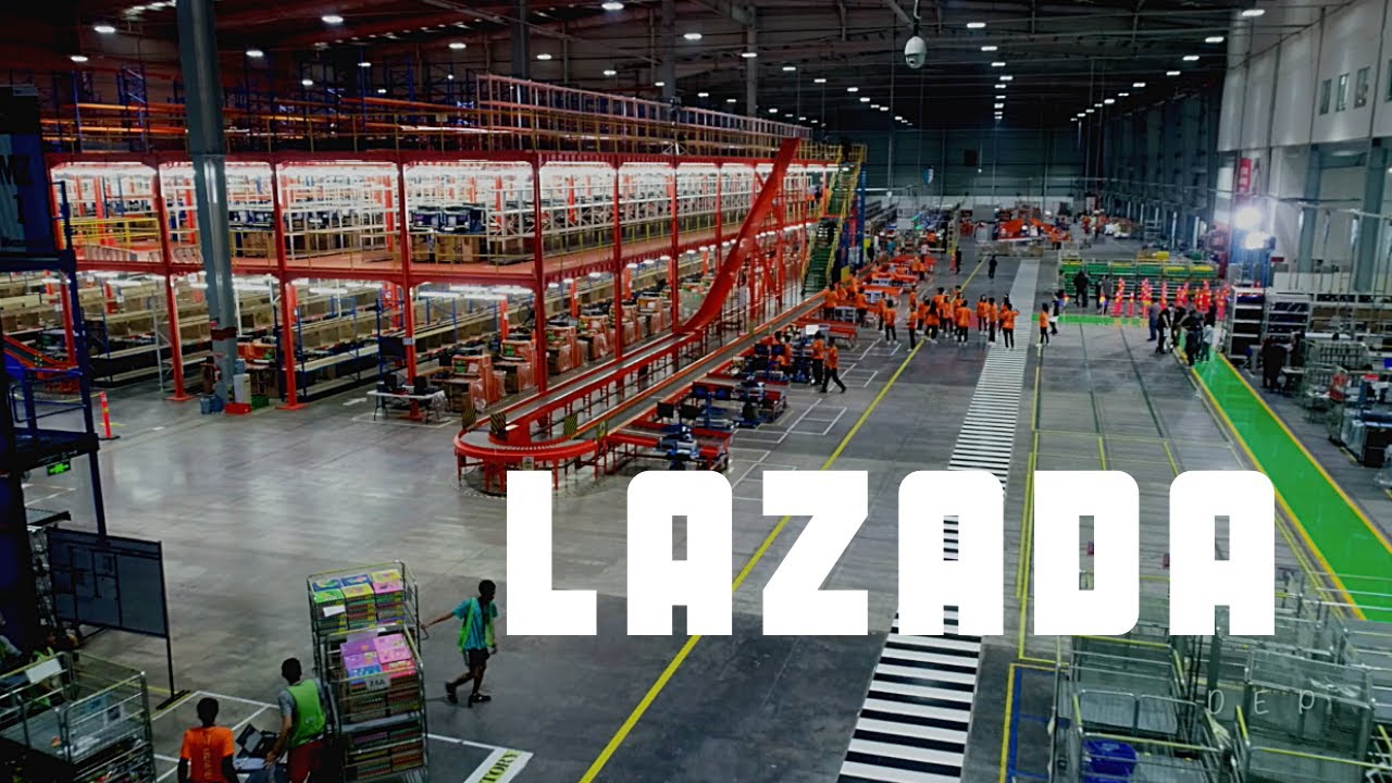 YUK...INTIP GUDANGNYA LAZADA - DRONE VIDEO