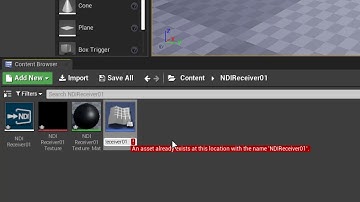 NDI Video Receiver in Unreal Engine