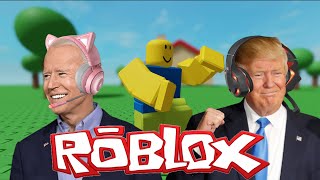 TRUMP AND BIDEN PLAY ROBLOX (AI Voice)