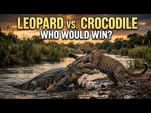 Leopard vs. Crocodile: Who Would Win? | The Ultimate Predator Showdown