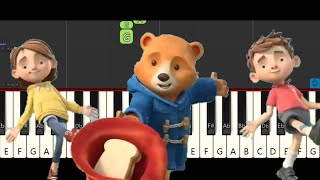 Piano Tutorial Easy Slow Beginner - The Adventures of Paddington 2021 screenshot 2