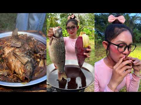 Cooking stir fried fish with banana blossom recipe