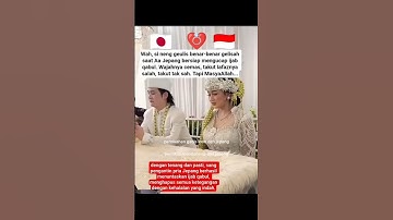 pernikahan gadis indo dan jepang.#trending #shortvideo #fyp