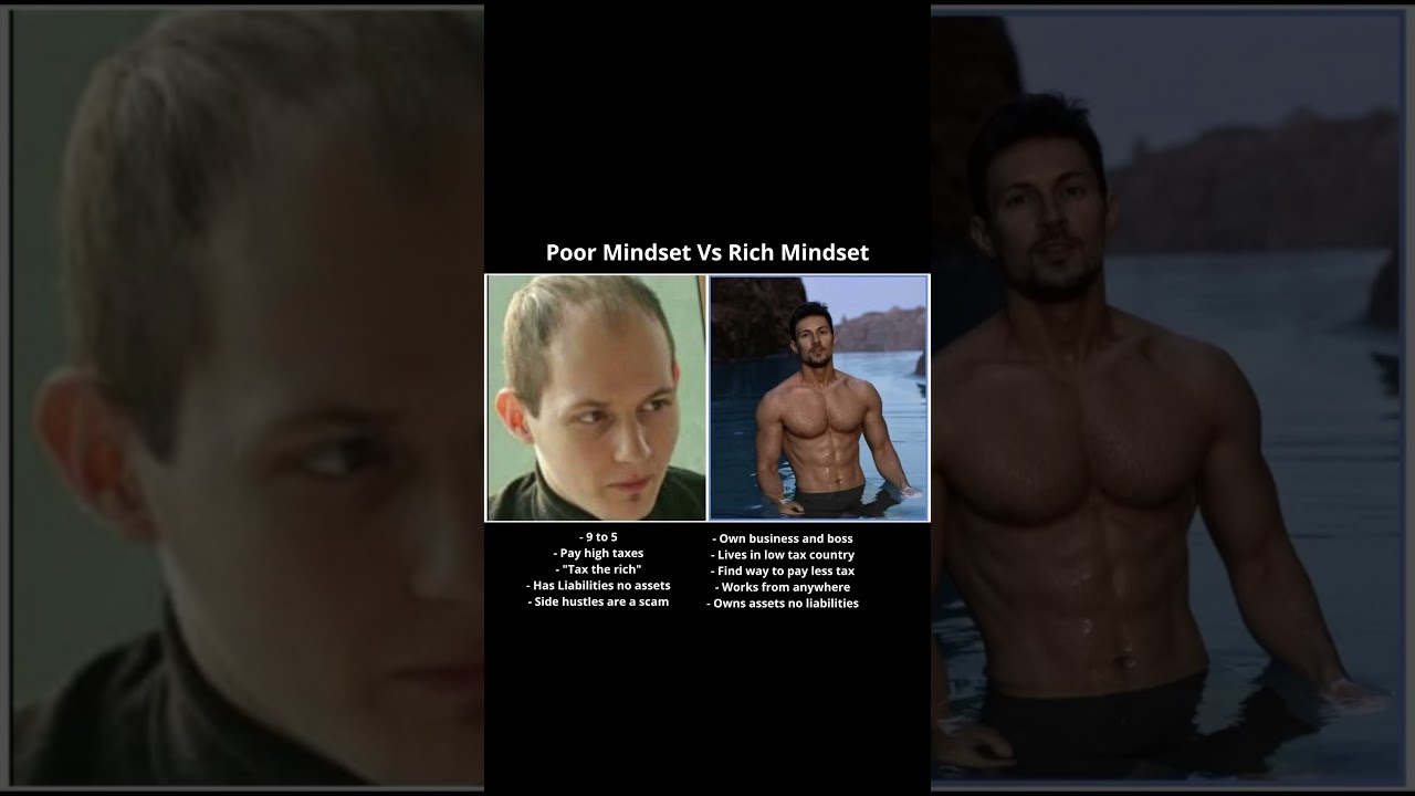 Poor Mindset Vs Rich And Millionaire Mindset | Pavel Durov | Crypto & Bitcoin Memes