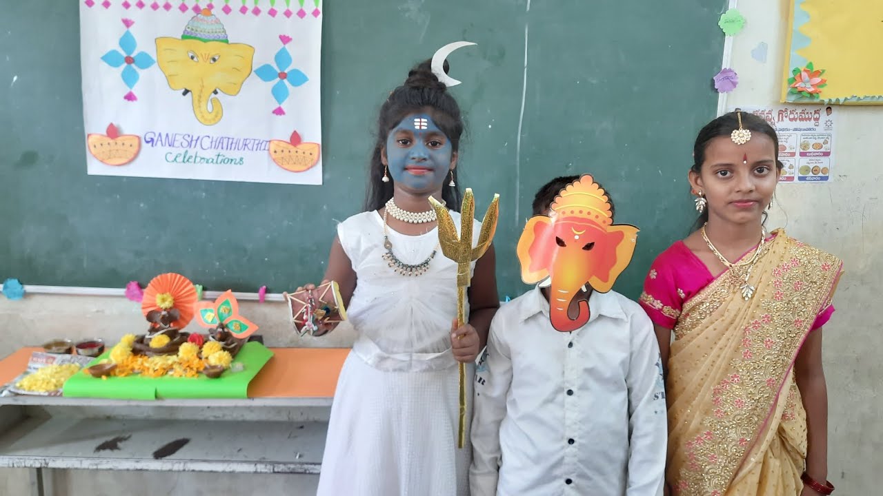 Vinayaka Chavithi skit in telugu#2023#joyfullearning #schoollife