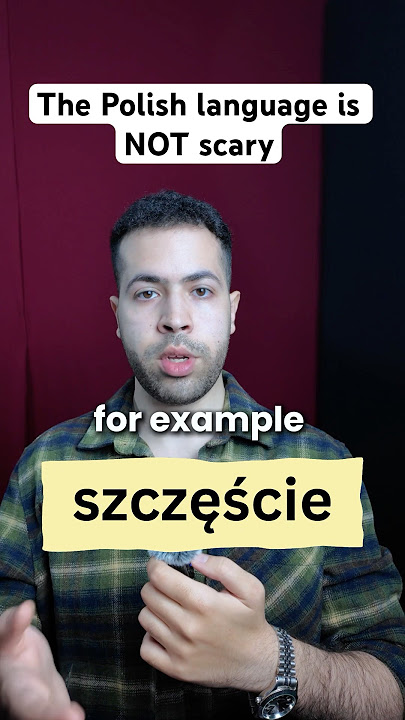 The Polish language is EASY to learn #polish #poland #funny