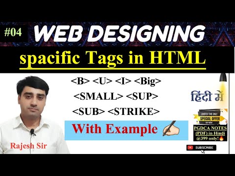 HTML Basic Tags Hindi | Html class 4️⃣ - YouTube
