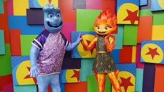 We Meet Ember & Wade at Pixar Pals Playtime Party During Pixar Fest 2024 in Disneyland