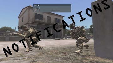 Arma 3 Editor Tutorial - Notifications