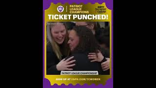 Holy Cross clinches its spot in the NCAA Womens Tournament 🙌
