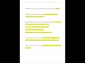 Prophecy Core Mandatory Part II Nursing with Complete Solutions
