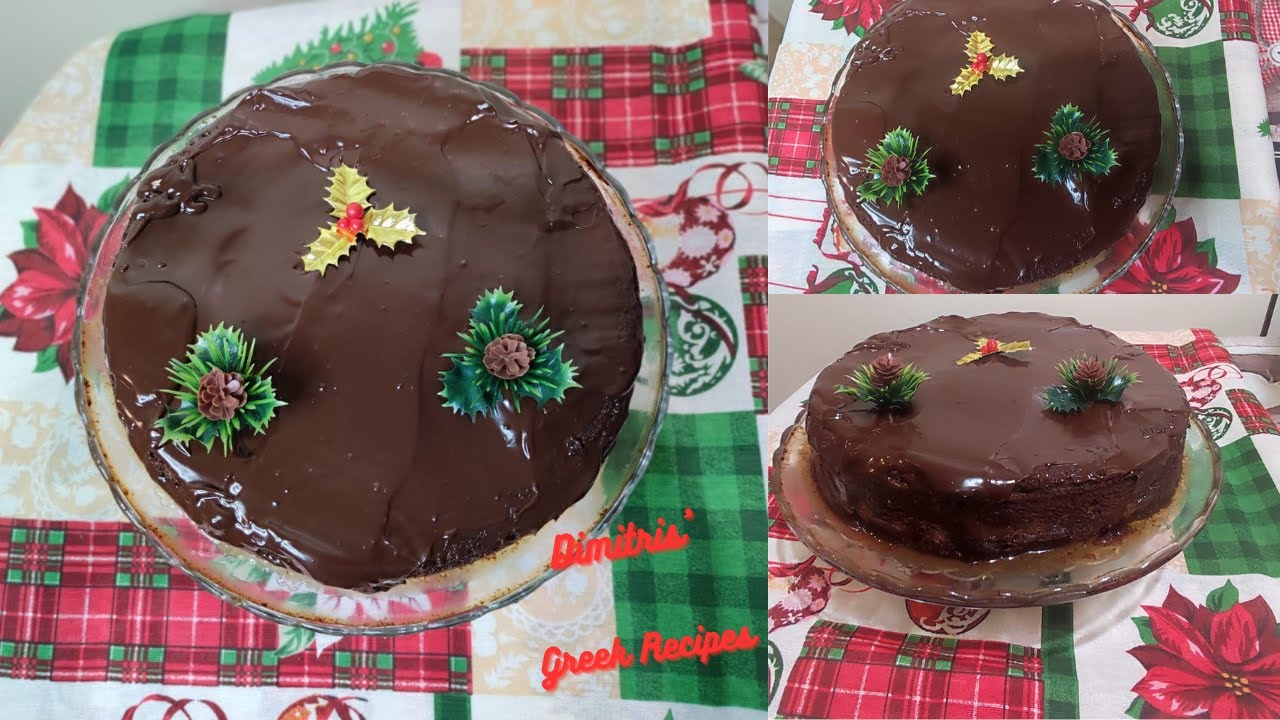 Traditional Greek Christmas pudding