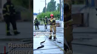 Russian Airstrikes Trigger Massive Fire in Kyiv #shorts