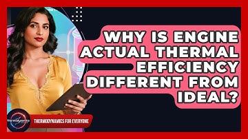 Why Is Engine Actual Thermal Efficiency Different From Ideal? - Thermodynamics For Everyone