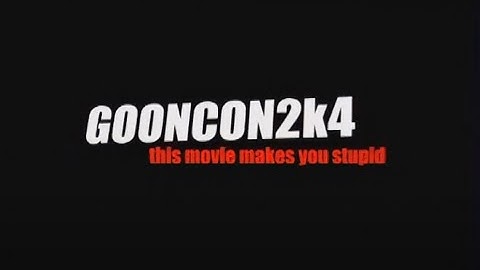 Something Awful - GoonCon 2k4  (Internet History)