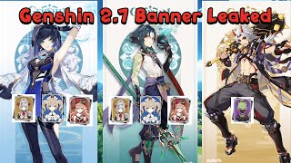 BIG!!! "ITTO AND XIAO RERUN".....Genshin 2.7 Banner leak