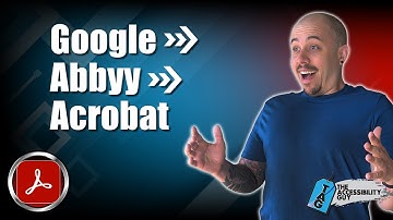 Google Docs to Accessible PDF Using ABBYY FineReader & Acrobat Acrobat Pro DC