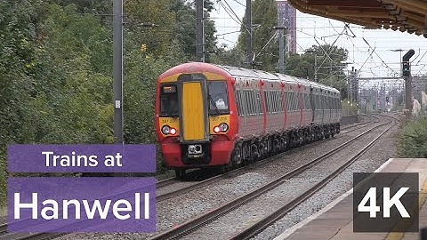 Trains at Hanwell | 23/10/21 | 4K