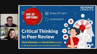 Reviewer Credits AMA Critical Thinking in Peer Review