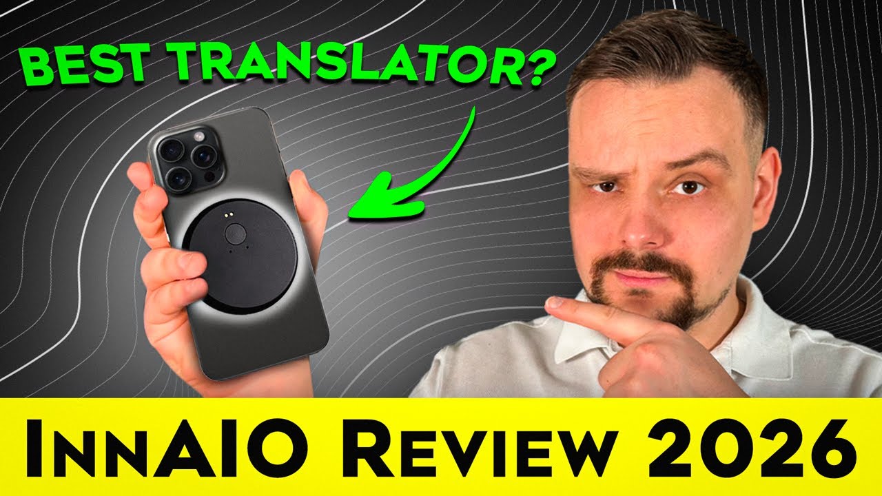 InnAIQ AI Translator 音声翻訳機 InnAIO T9 AI Translator | Voice Cloning & Real-Time Translation