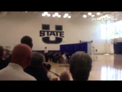 lds ward finder Stew Morrill's addresses the crowd