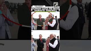 PM Modi receives ‘Namaste’ farewell from Norway officials after concluding his visit