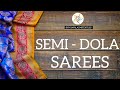 Semi dola silk sarees  latest collection  srivijayalaxmitextiles 