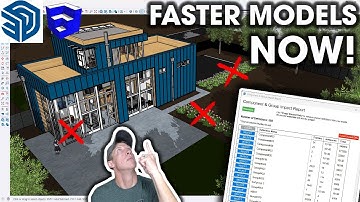 The SECRET Tool to Speed Up SketchUp models! (CG Impact Report Tutorial)