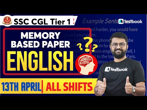 SSC CGL English Analysis 2022 | 13th April | All Shift Questions | SSC CGL Analysis | Kaustubh Sir