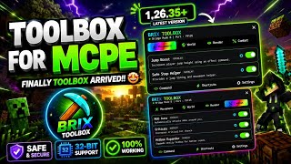 🔥 Finally! The New Toolbox for MCPE is Here! | MCPE TOOLBOX 1.26.35+ 🚀 New Toolbox latest version  screenshot 2