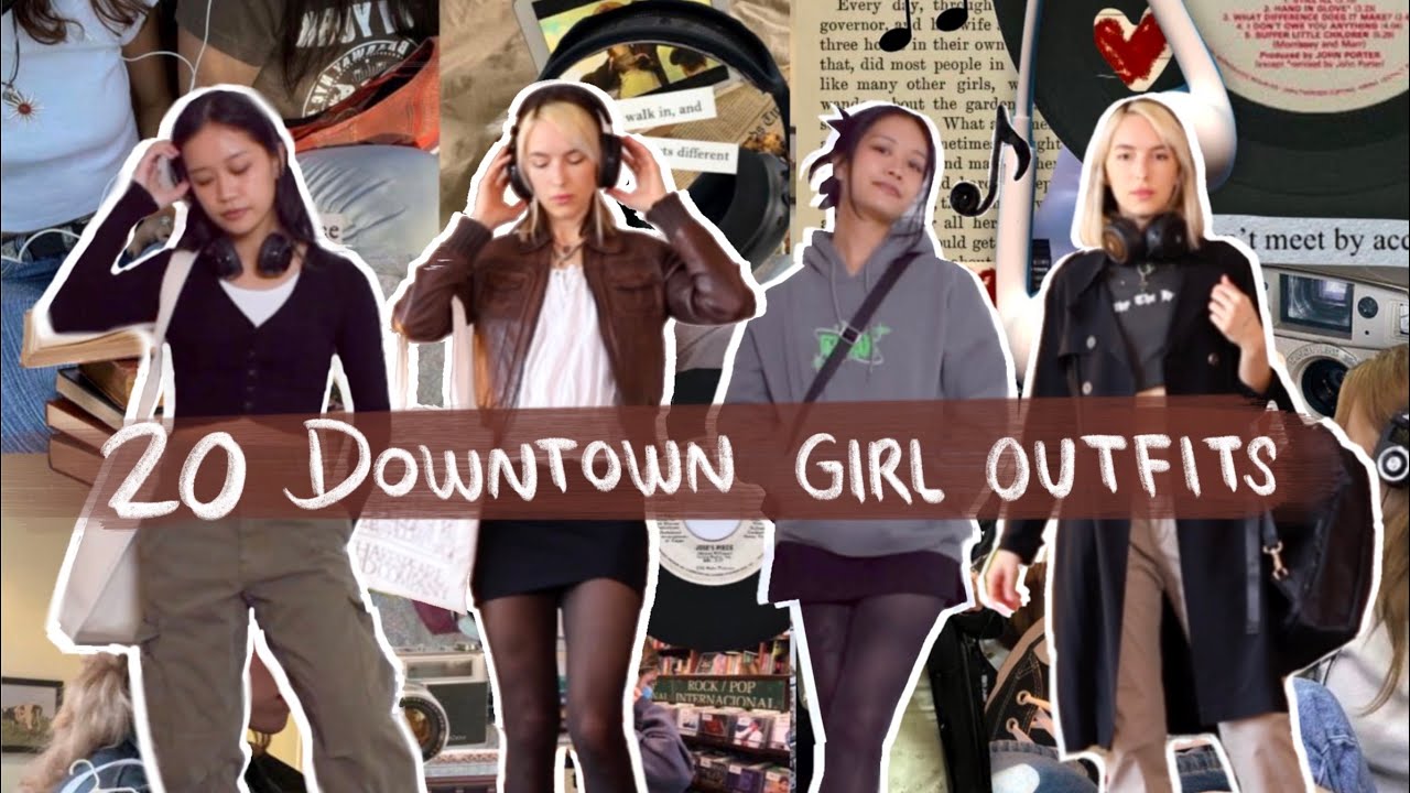 20 downtown girl aesthetic outfits ideas ft. @dressrelief - YouTube