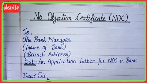 How do I apply for a NOC certificate?