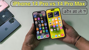 iPhone 14 Pro vs iPhone 14 Pro Max || Which is Best ||TechBag||