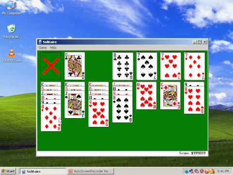  New Update Windows XP Solitaire - one million points