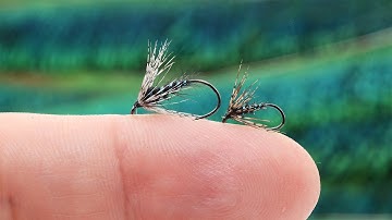 Tying Technique - Adjusting Wide Soft Hackles for delicate wet flies! - Part 2