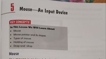 Ch- 5|The Mouse🐭🐭|An input device|Computer|#viral #youtube #subscribe #letslearn #letslearntogether