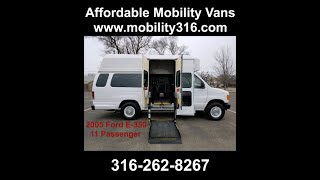 Wheelchair/Mobility Van 2005 Ford E350 (0153), 201K Miles, $7,500