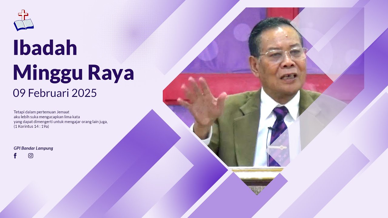 Ibadah Minggu Raya | 09 Februari 2025
