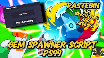 (Pet Simulator 99🌎) 💎Gem Spawner💎 Script for PS99 Working 100%