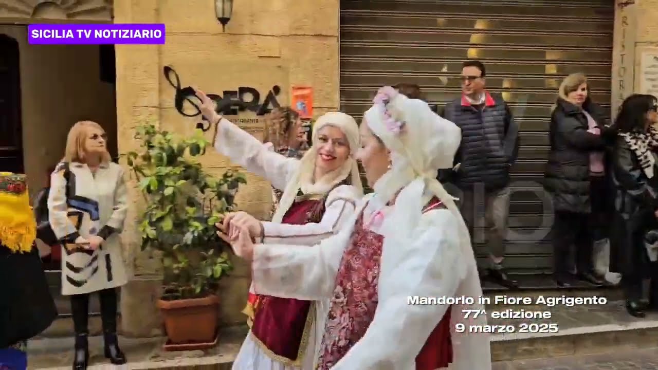 Agrigento, inaugurazione della 77esima edizione del Mandorlo in Fiore