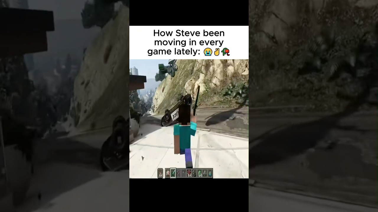 ⁣How Steve Been Moving Lately #undertale #minecraft #gaming