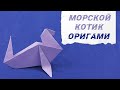 Оригами Морской котик / Origami Seal