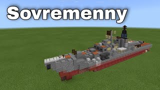 Sovremenny / Современный Project 956 Sarych (Sovremenny)(Destroyer) | Minecraft Tutorial | (old)