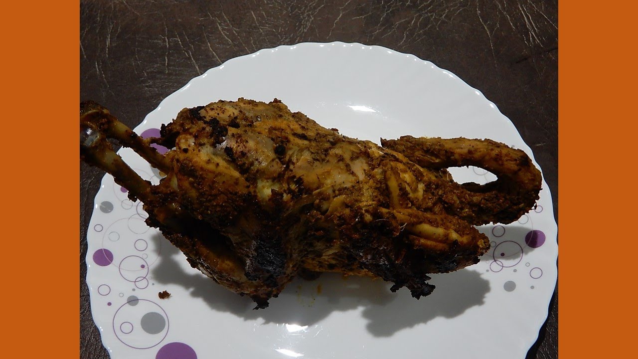 Whole Methi Chicken Roast without using oven 'food for healthy living