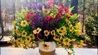 UV Resistant Fake Artificial Flowers for Outdoors 12 Bunch Silk Patio Porch Decor Review