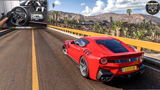Ferrari F12 TDF | Forza Horizon 5 | Logitech g29 gameplay #forzahorizon5 #steeringwheelgameplay
