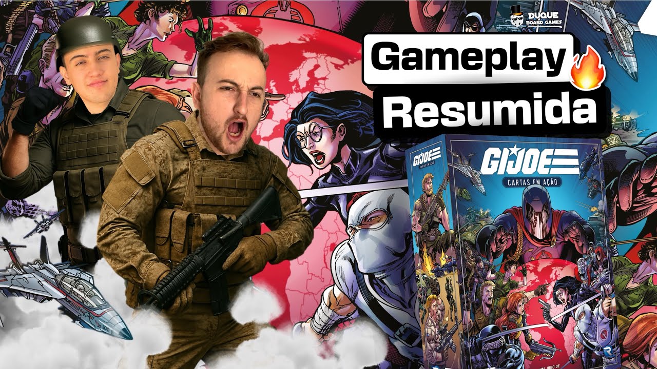 G.I JOE - CARDS IN ACTION - Gameplay summary - YouTube